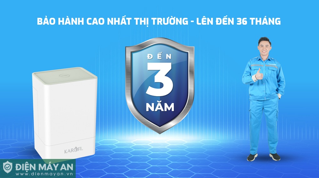 Máy lọc nước RO Karofi KAQ-U98 10 lõi